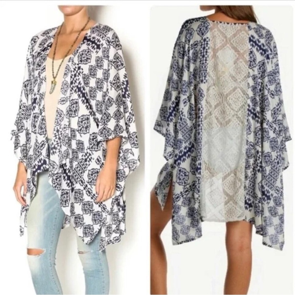 SOLD Elan Kimono beach cover up one size